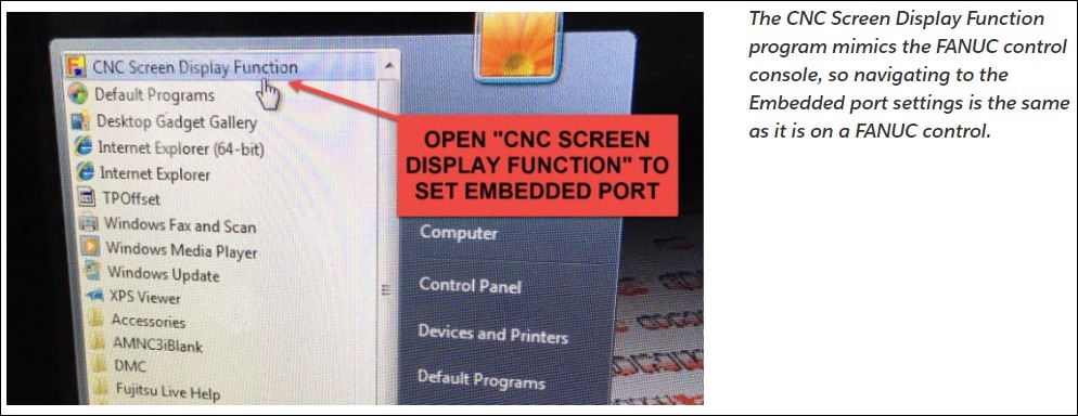 Machine Data, Fanuc, Support